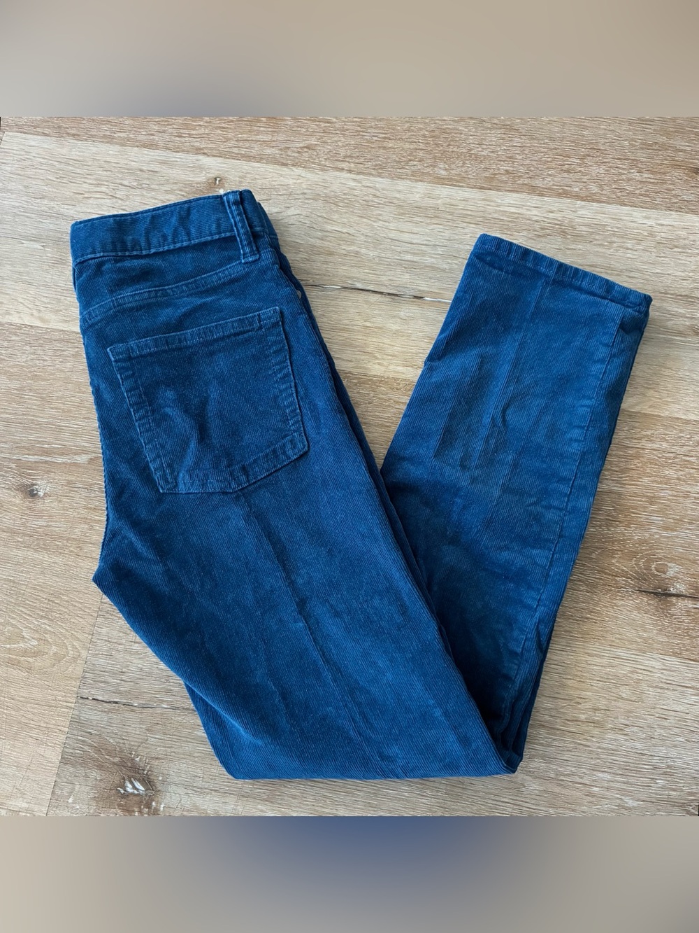 Crewcuts By J Crew Kids Blue Corduroy Pants Adjustable Waist Size 10